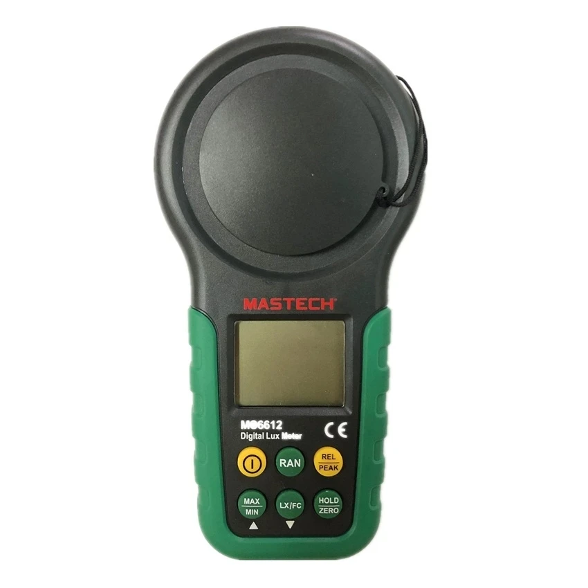 

Люксовый измеритель mastech MS6612 200000 люкс, измеритель освещенности, проверка спектра, Автоматический диапазон, высокая точность, цифровая фотография