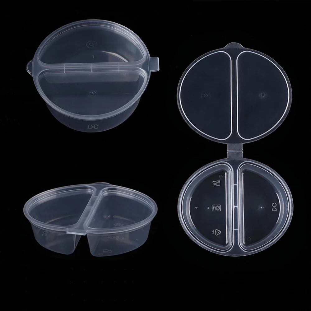 Новое поступление лидер продаж 10 шт. пластиковые контейнеры для чашки под соус на