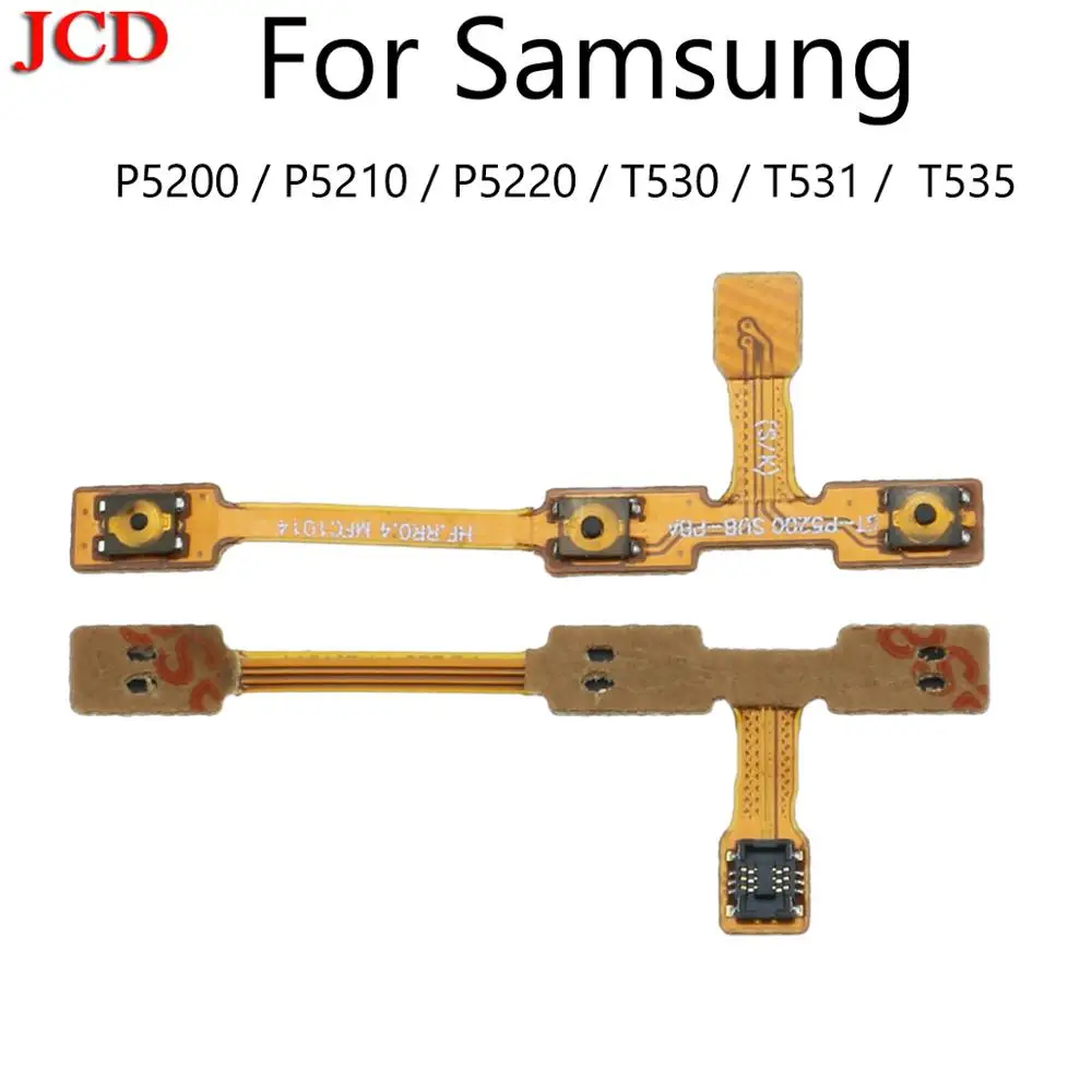 

JCD New T530 T531 T535 power on/off & Volume up/down Buttons Control Key flex cable For Galaxy Tab 3 10.1 GT-P5200 P5210 P5220
