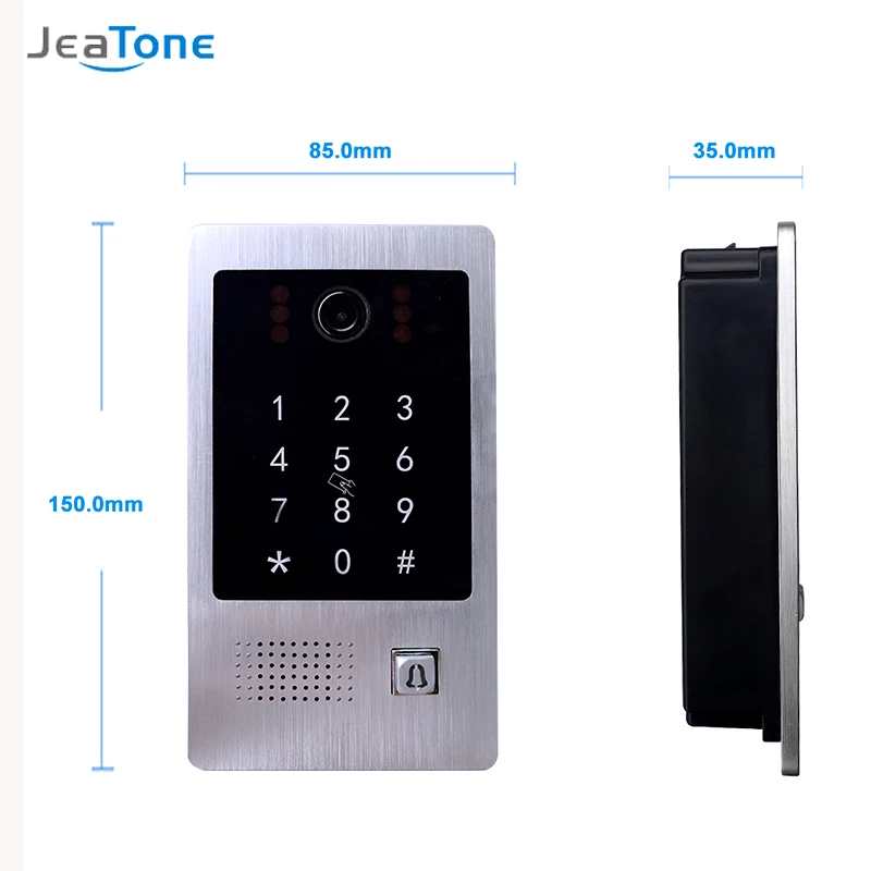  10 Inch WiFi Smart IP Video Door Phone Intercom With RFIC Function Access Control System for Privat - 4000067349938