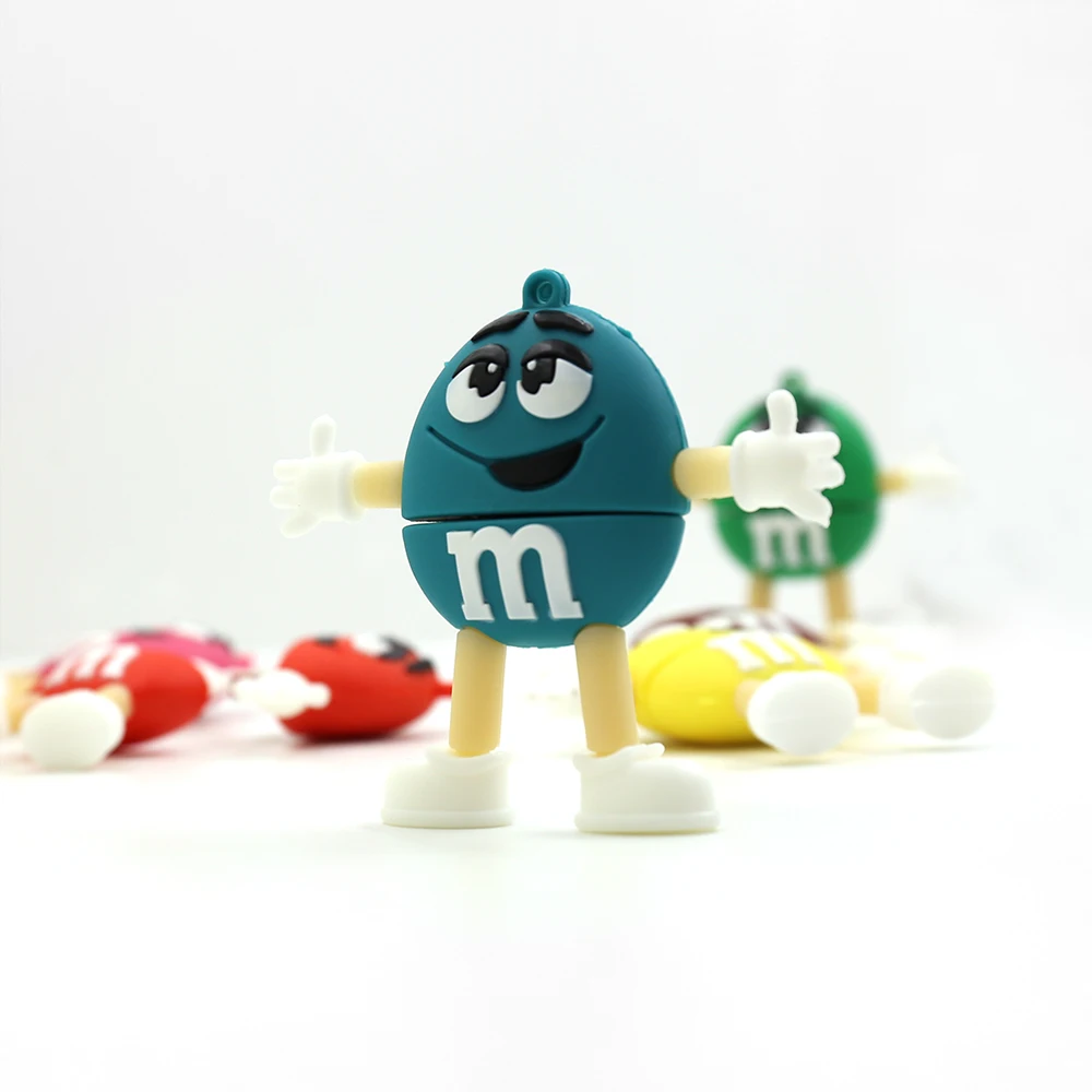Милый флеш накопитель u диск 32gb 16gb 8gb rainbow beans M & bean usb прекрасный подарок полная