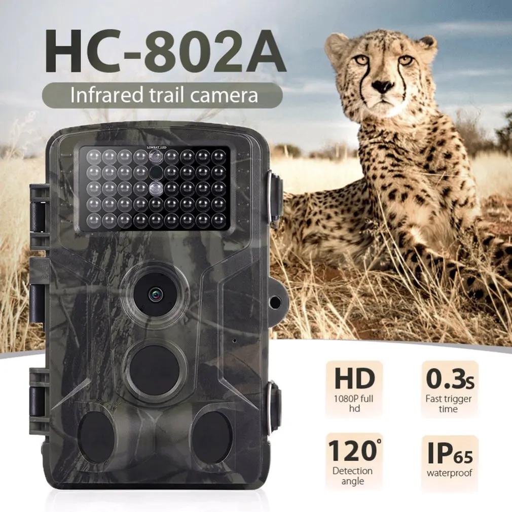 

Outdoor Hd Hunting Camera Hc-802A Ir Waterproof Hunting Camera 16M Pixels 0.5 Second Start Hunting Camera