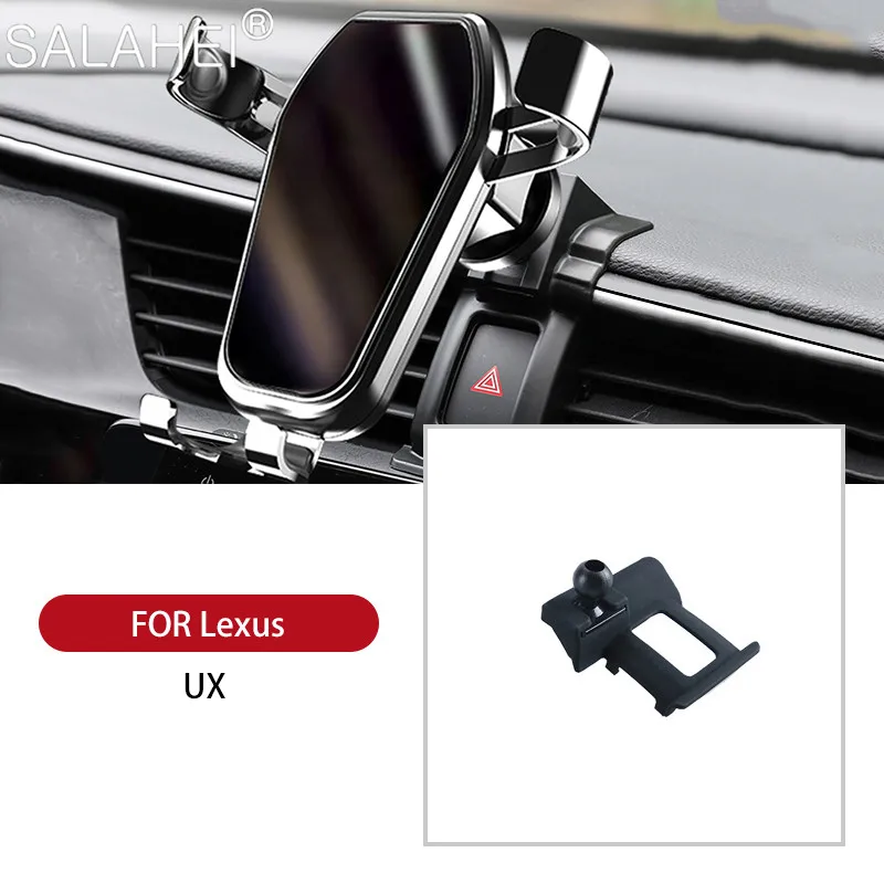 

Car Mobile Phone Holder Cell Dashboard Air Vent Stand Clip Mount For LEXUS UX 260h 2019 2020 High Quality Support Phone Holder