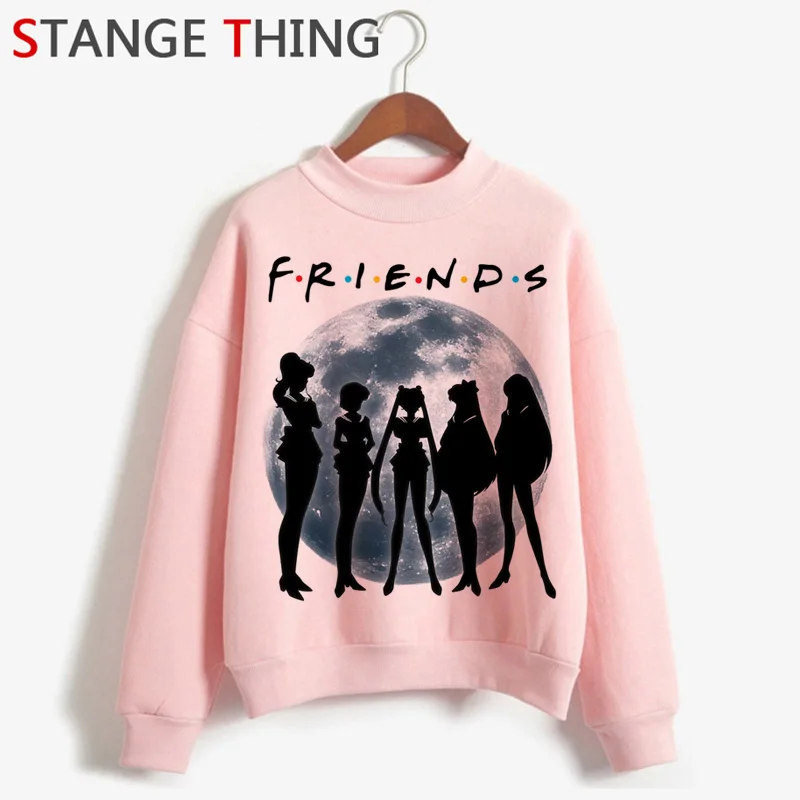 New Friends Tv Show Harajuku Funny Cartoon Hoodies Women Best Friends Ullzang 90s Fashion Sweatshirts Warm Graphic Hoody Female