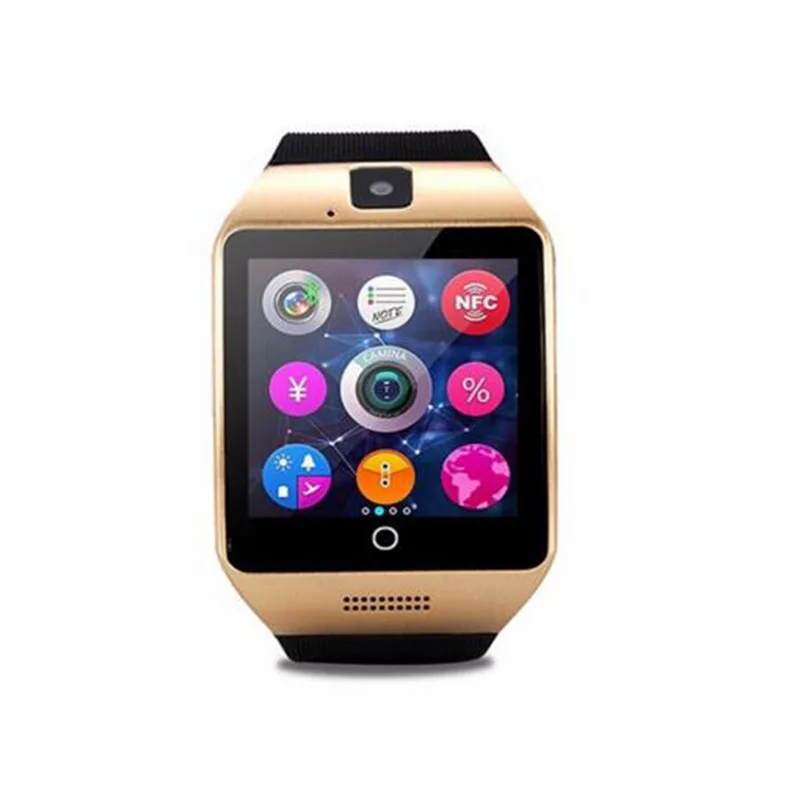 Hot Smart Watch With Camera Q18 Bluetooth Smartwatch Men Women Call SIM TF Card Slot Fitness Activity Tracker Sport For Android06