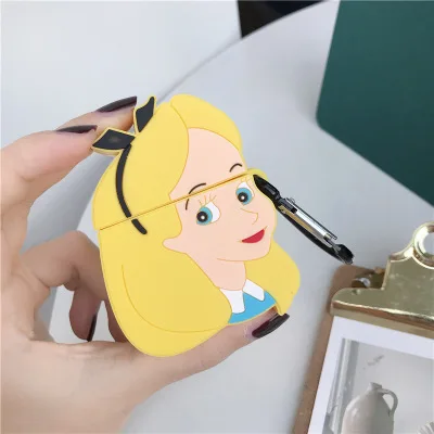 Милый мультфильм 3D авокадо брелок силиконовый чехол для Apple Airpods Мягкий противоударный чехол для New air pod 2 acessorios - Цвет: DVS-60