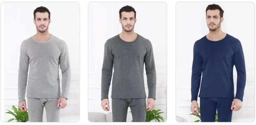 Теплое термобелье Tmall поставщик мериносовой шерсти Ropa Invierno Hombre зимняя одежда с круглым вырезом мужской теплый костюм термо одежда