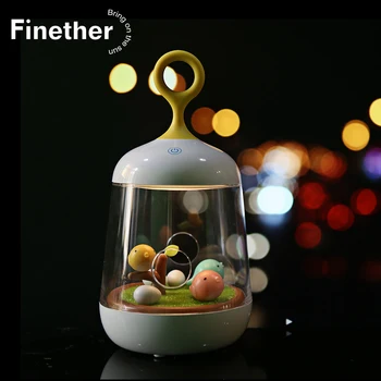 

Micro Landscape Colorful Music Box LED Night Light USB Rechargeable Night Light Versatile Lantern Decorative Lamp