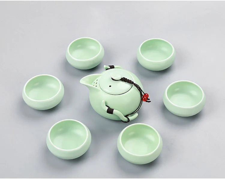 TANGPIN керамический чайник gaiwan, чайная чашка, фарфоровый чайный сервиз gaiwan, портативный чайный набор для путешествия, посуда для напитков