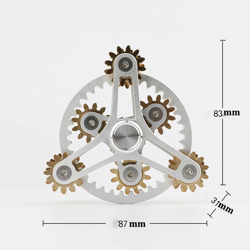 Tri Spinner металлические зубчатые колеса высокое качество ручной Спиннер антистресс