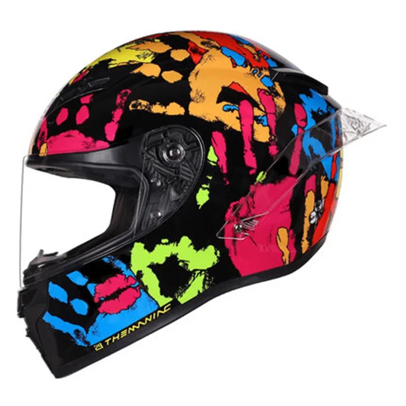 Новинка, мотоциклетный шлем для мотокросса, шлем для мотокросса# DOT - Цвет: 700e-clear-palm