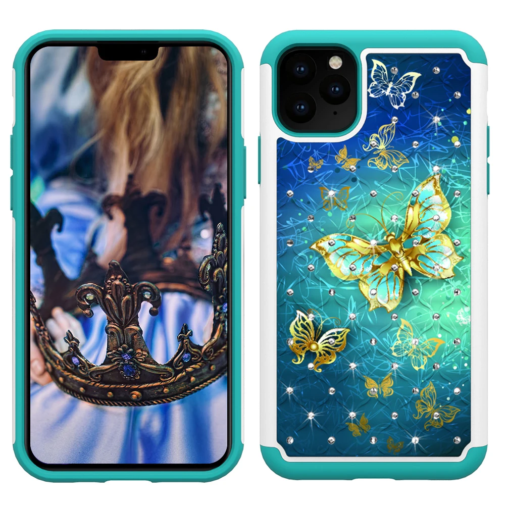 Color 03 10 шт./партия для iphone 11 Pro, гибридный защитный резиновый чехол для iphone 11 Pro Max, силиконовый чехол ТПУ, жесткая задняя крышка для iphone 11 Caso - Цвет: Color 03