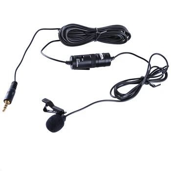 

Portable Mini Condenser Microphone Lavalier Microphone for Canon Nikon Sony DSLR Camcorder Audio Recorders For PC Laptop Speaker