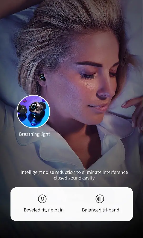 IPX7 водонепроницаемый TWS Bluetooth V5.0 беспроводная гарнитура сенсорное управление HiFi 3D стерео наушники шумоподавление спортивные наушники