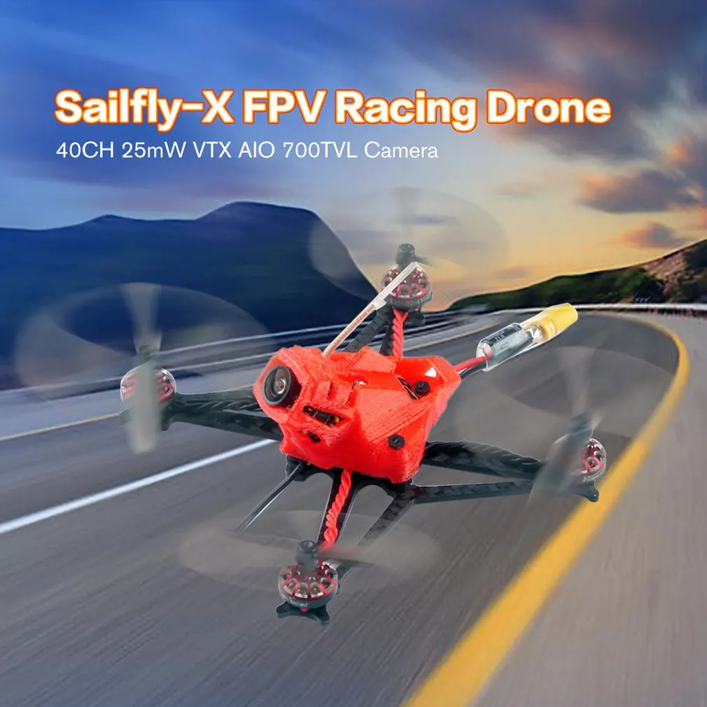 Happymodel Sailfly-X 105 мм Crazybee F4 PRO 2-3S микро FPV гоночный Дрон PNP BNF с 25mW VTX 700TVL камерой и приемником