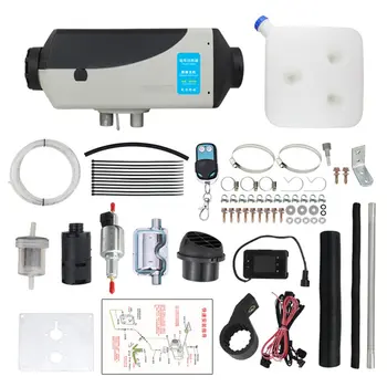 

Hot Sale 12V/5KW Parking Fuel Heater LCD Display With Remote Control Diesel Air Heater Universal Parking Fuel Heater