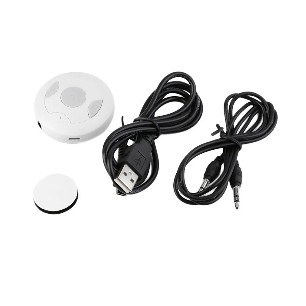 TS-BT35A09 автомобильный Bluetooth V4.1 адаптер приемник 3,5 мм белый громкой связи автомобильный комплект музыкальный приемник адаптер автомобильный комплект
