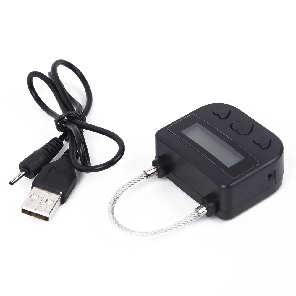 1 шт. 5 в многофункциональный синхронный замок водонепроницаемый USB Перезаряжаемый фиксатор времени полезный