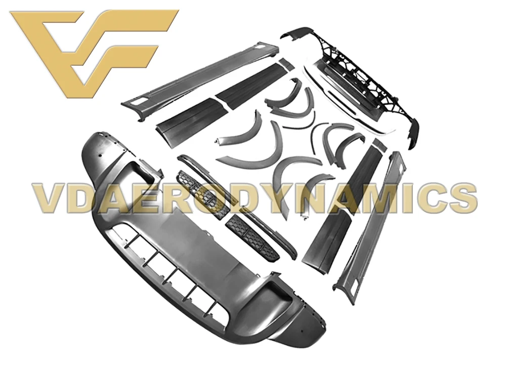 Подходит для 10-14 958 1 Porsche Cayenne VAD GTS полный комплект передних губ задний диффузор