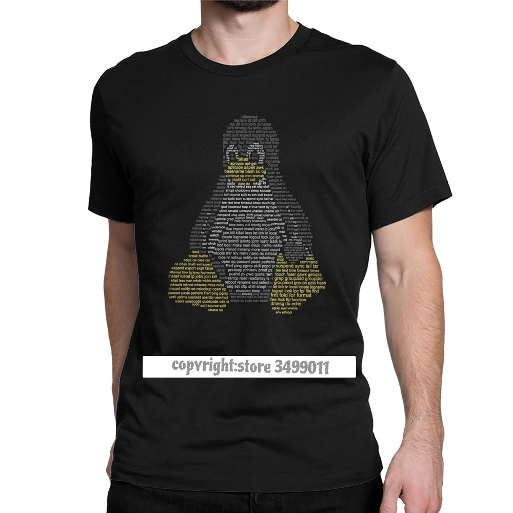 Linux Penguin Bash Commands T Shirts Men Awesome Tops T Shirts Tux Programmer Computer Developer Geek Nerd Tshirts Clothing T Shirts Aliexpress