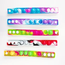 Bracelet à bulles colorées pour enfants, jouets de décompression, Anti stress, sensoriel, pour adultes, nouveauté 