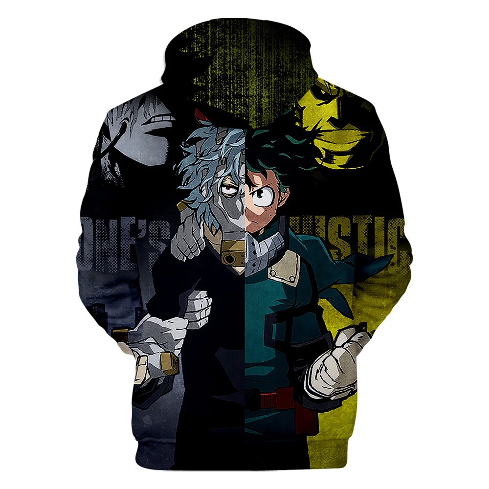 My Hero Academia 3D Print Autumn Hoodie