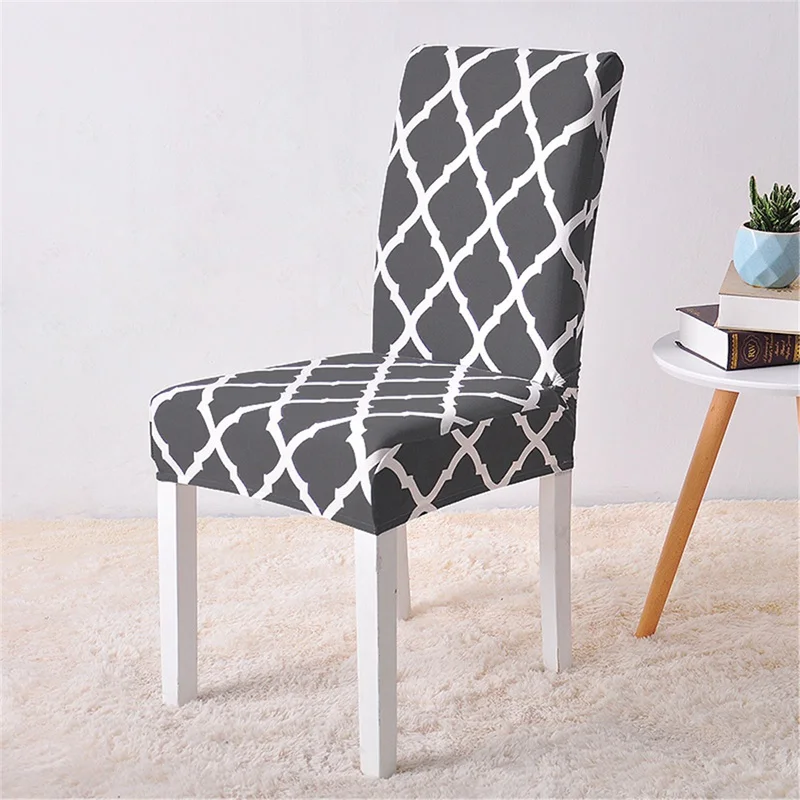 Black Plaid chair cover