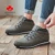 DECARSDZ Мужские ботинки 2021 Новая Мужская модная обувь Man Comfy Outdoor Весна и осень Мужские ботинки Обувь Для ходьбы Мужские повседневные ботинки