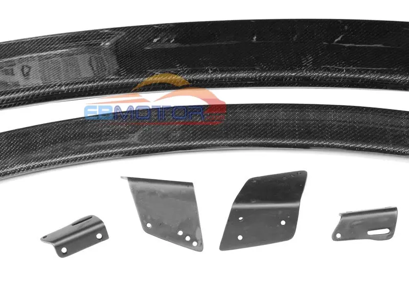 Real Carbon Fiber MSPEED GT SPORT REAR WING TRUNK SPOILER 1PAIR WITH Bracket For MAZDA RX8 04-11
