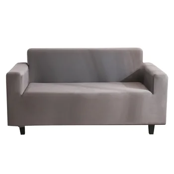 

Sofa Cover Solid With Elastic Bottom Furniture Protector High Stretch Universal Easy Clean Washable Dustproof Non Slip Polyester