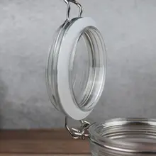 1250 мл 1250 мл пластиковая квадратная банка для хранения с герметичной крышкой, контейнер для еды, посуда для сохранения кухонной муки, макаронных изделий