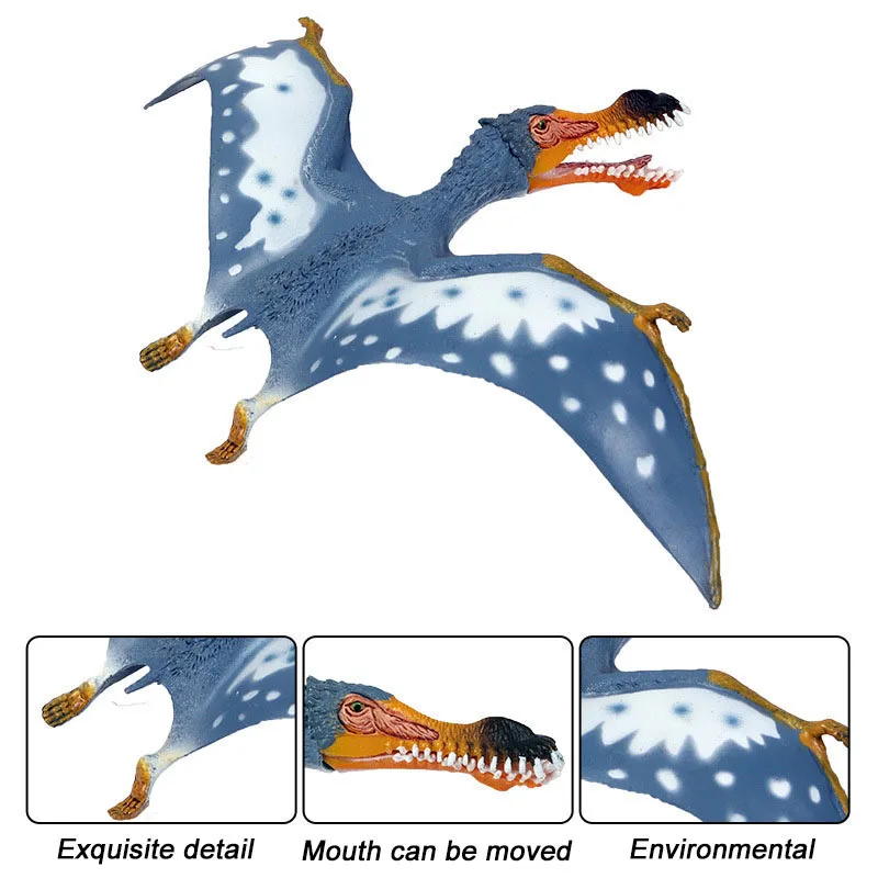 Хищник модель динозавра Anhanguera птеродактил модель хищник, ПВХ Фигурка динозавра игрушка для детей Декор подарок