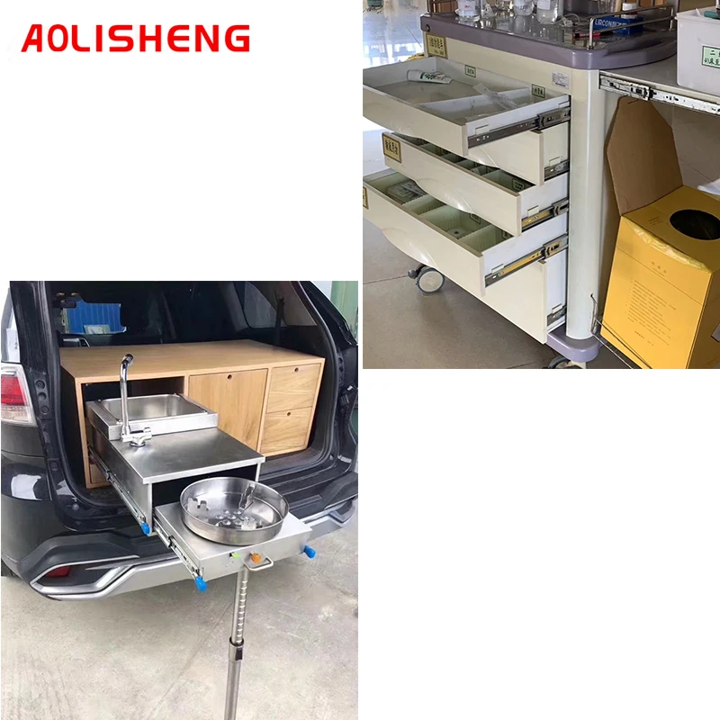 Сверхмощные направляющие и полозья ящиков рельсы 53 мм ширина шарикоподшипника