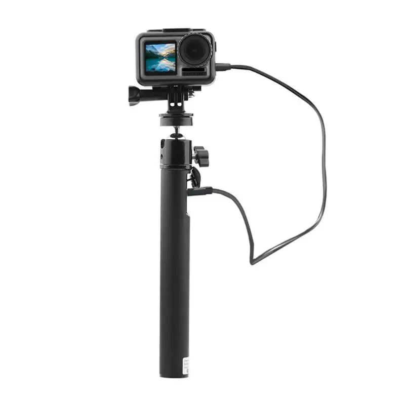Блок питания селфи палка ручной монопод+ адаптер для DJI Osmo Action Cam