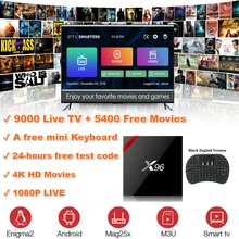 X96 X96W Android TV BOX Android 7,1 OS Amlogic S905W 1 GB/8 GB 2 GB/16 GB/32 GB bluetooth 4,0 WiFi de 2,4 GHz HD 4K Smart TV Box reproductor de medios(China)