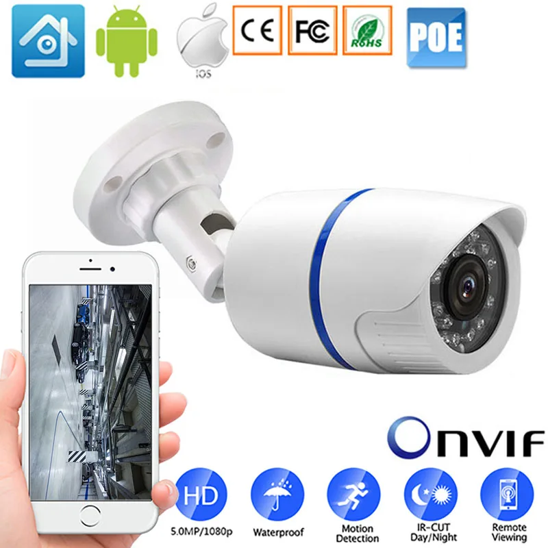 Камера наблюдения POE s Водонепроницаемая камера ночного видения Xmeye 1080P 3MP ip-камера для помещений и улицы, камера безопасности, домашняя CCTV ONVIF