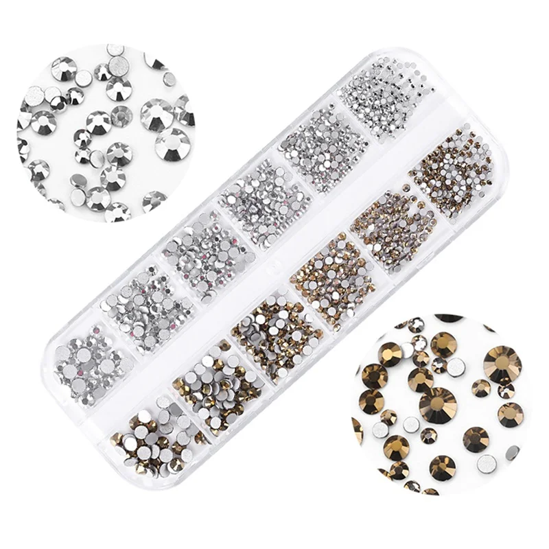 New Colorful Shiny Round Ultrathin Sequins Colorful Nail Art Glitter Tips UV Gel 3D Nail Decoration Manicure DIY Accessorie