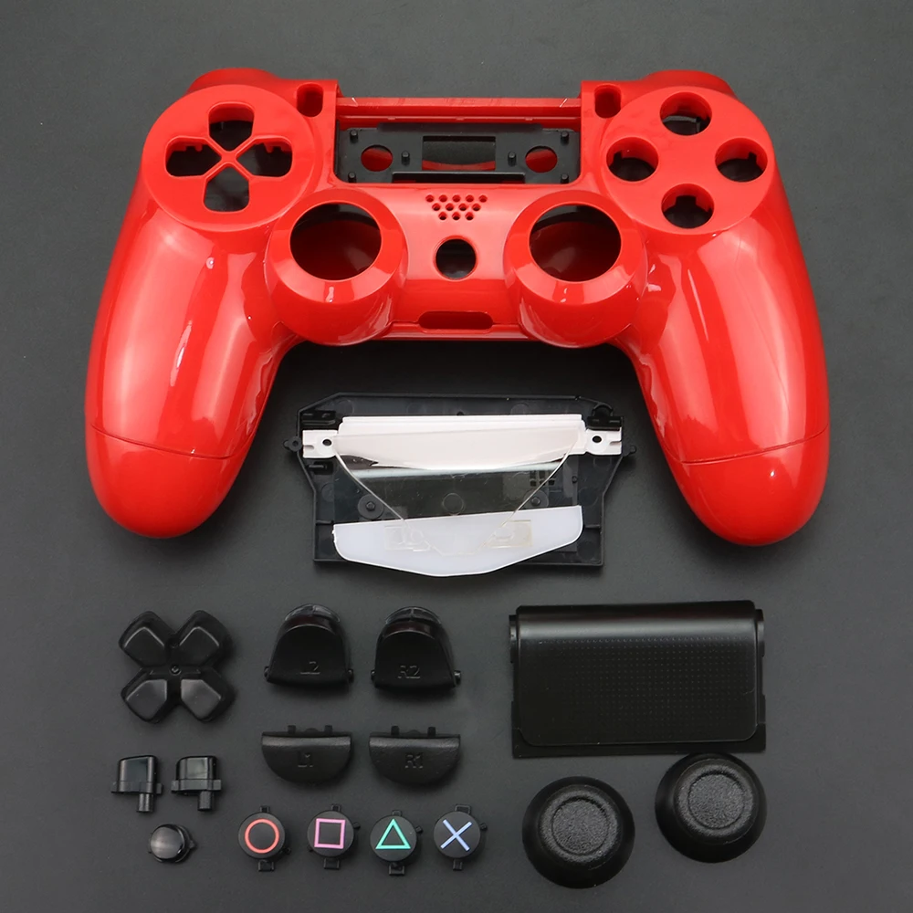 Yuxi-substituição Completa Shell e Botões Mod Kit Case Liso para Ps4 Controlador Jdm 010 Jdm001 Jds-010 Jds-001 - Image 3
