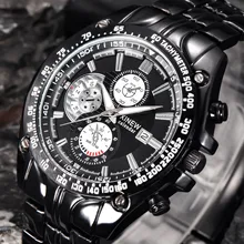 Brand Men's Watch AliExpress Men's Calendar Quartz Watch Manufacturers Foreign Trade Alloy Band Watches Relojes Para Mujer Marca