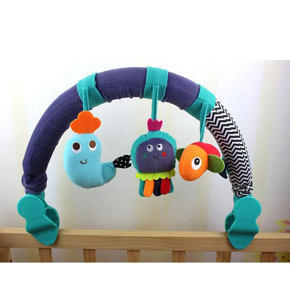 Kidlove Симпатичные животные много-функциональная игрушка висящая над кроватью для детская прогулочная коляска детское сиденье