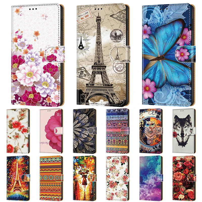 Stand Flip Leather Case For Asus Zenfone 3S 4 Max Plus Pro ZC550TL X015D X00iD ZC554KL ZC520KL Pegasus ZC521TL Wallet | Мобильные