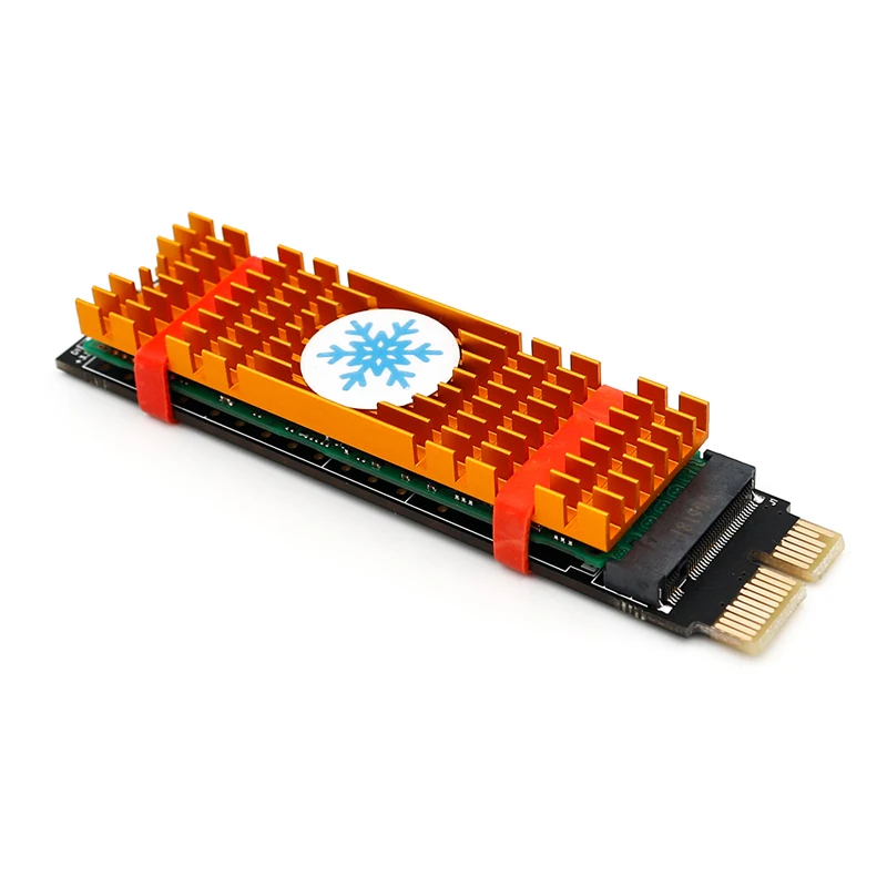 PCI-E PCI Express 3,0X1 NVME M.2 M ключ NGFF SSD PCIE M2 Riser ужасов для 2230 2242 2260 2280 радиатора SSD PCIE для M2 адаптер