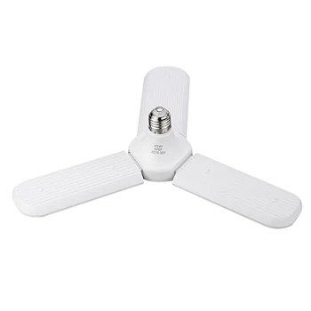

60W 36W E27 B22 LED Bulb SMD2835 Super Bright Foldable Fan Blade Angle Adjustable Ceiling Lamp Home Energy Saving Lights