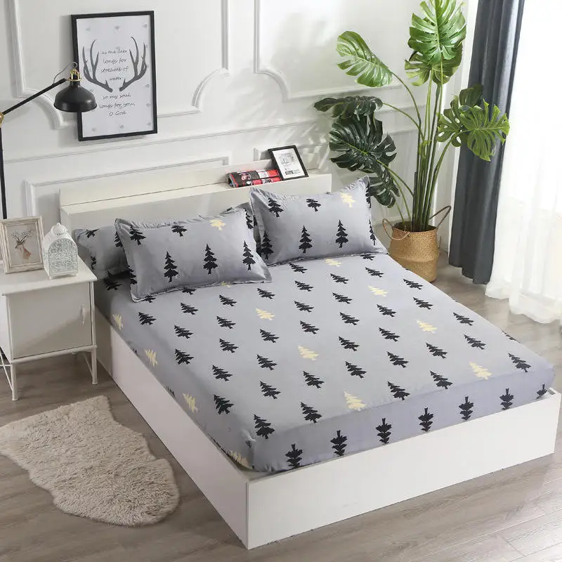 

Geometric Lines Tree Girl Boy Mattress Cover Breathable Bed Cover Adult Child Mattress Protector Summer Sleeping Mat 2CDT-63001