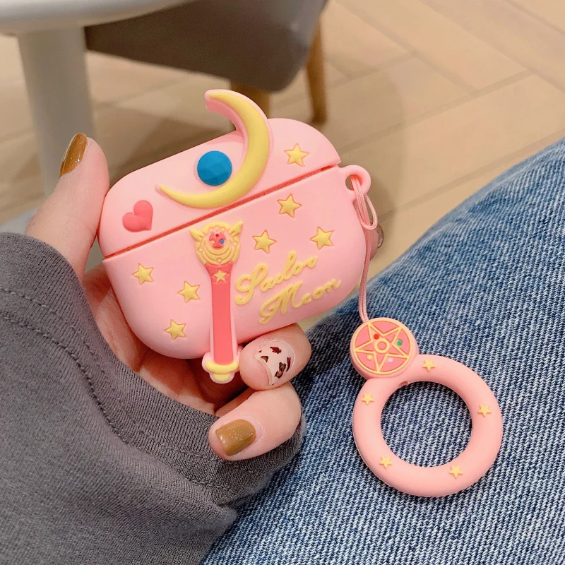 Style 2 Милый мультяшный Мягкий силиконовый чехол для Airpods pro Чехол для беспроводных наушников чехол для Apple Airpods 3 с брелком Защитная крышка - Цвет: Style 2
