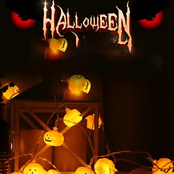 

2019 New 1 Set Pumpkin 10 LED String Lights Halloween Decoration Lights Warm White Halloween Home Decoration Accessorie