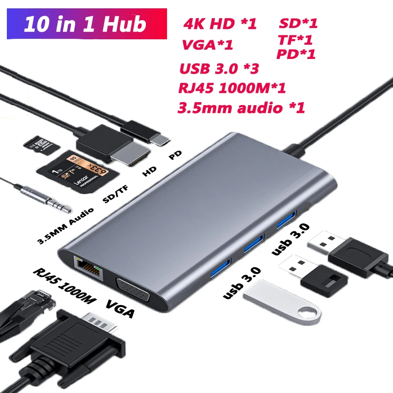 Док-станция с разъемом USB Type-C и HDMI-разъемом 3 0 мм | Компьютеры офис