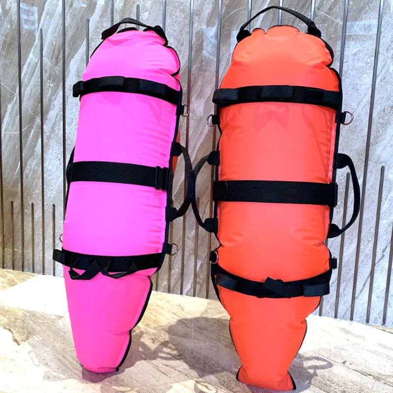

Scuba Diving Inflation Torpedo Buoy Signal Float Ball + Diving Flag Freediving Gear Equipment