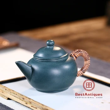 

Yixing Zisha Teapot Purple Clay Teapots Handmade Tianqingni Shuiniu 180cc