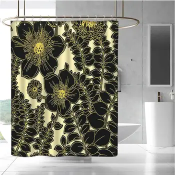 

3D Printed Shower Curtain Hotel Quality, Machine Washable